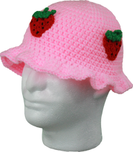 Load image into Gallery viewer, Strawberry Hat by Mama Bunnee
