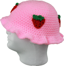 Load image into Gallery viewer, Strawberry Hat by Mama Bunnee
