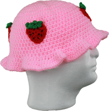 Load image into Gallery viewer, Strawberry Hat by Mama Bunnee