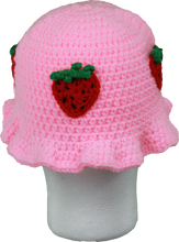 Load image into Gallery viewer, Strawberry Hat by Mama Bunnee