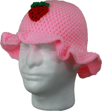 Load image into Gallery viewer, Strawberry Hat by Mama Bunnee