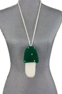 Mushroom Necklace by Mama Bunnee