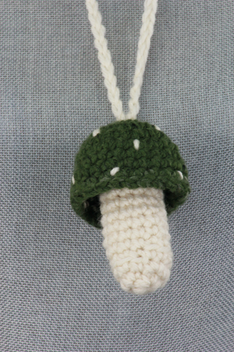 Mushroom Necklace by Mama Bunne