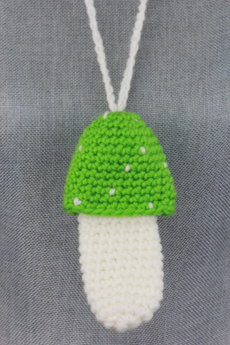 Mushroom Necklace by Mama Bunnee