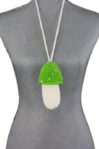 Mushroom Necklace by Mama Bunnee