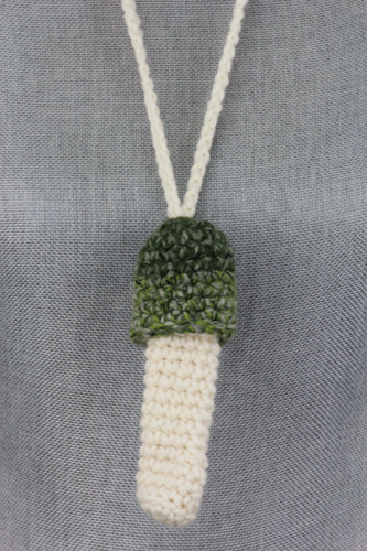 Mushroom Necklace by Mama Bunnee