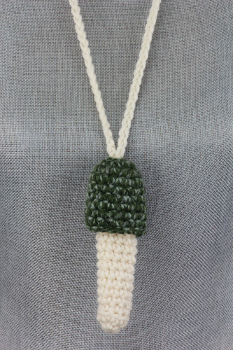 Mushroom Necklace by Mama Bunnee