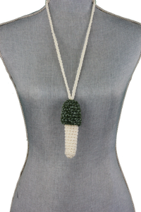 Mushroom Necklace by Mama Bunnee