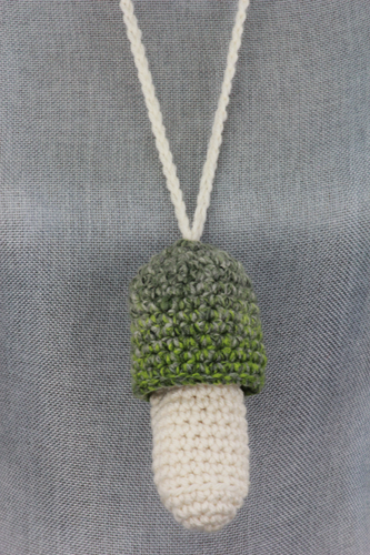 Mushroom Necklace by Mama Bunnee