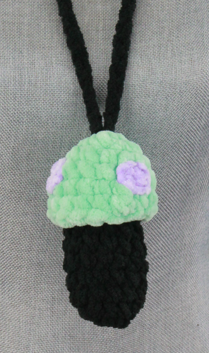 Mushroom Necklace by Mama Bunnee