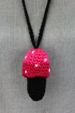 Load image into Gallery viewer, Mushroom Necklace by Mama Bunnee
